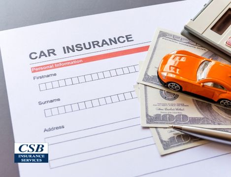 image of an auto insurance policy from CSB Insurance Services