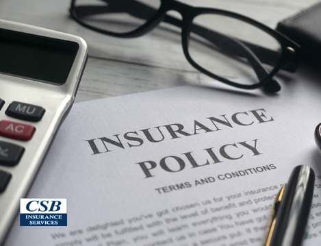 image of an insurance policy from CSB Insurance Services