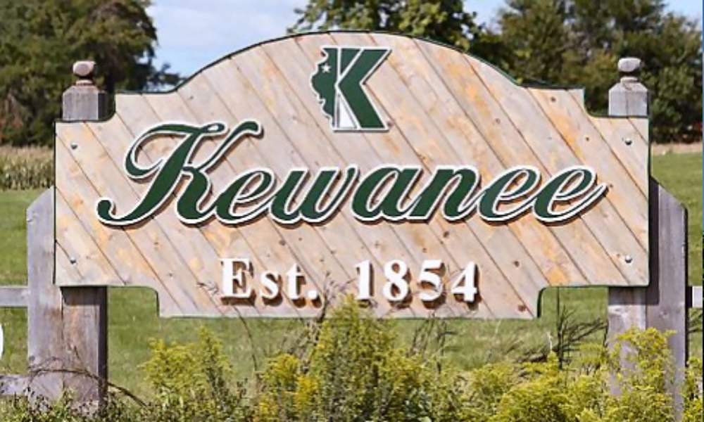 image of the sign for Kewanee IL
